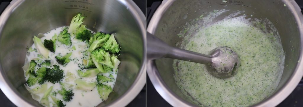 ホットクックで作る緑鮮やかブロッコリーのポタージュのレシピ