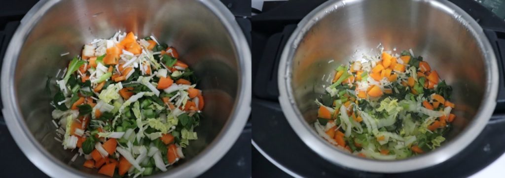 ホットクックで作る離乳食：簡単!野菜炒めのレシピ