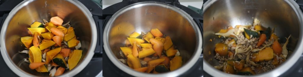 かぼちゃのそぼろ煮レシピ