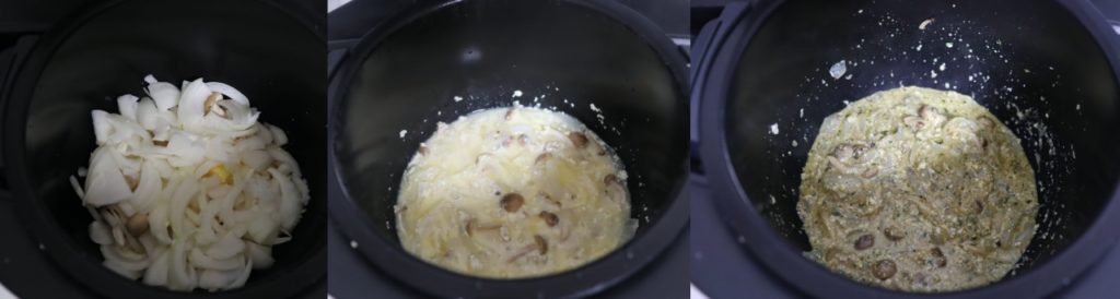 鶏胸肉のグリルとホットクックで作るバジル豆乳ソースのレシピ
