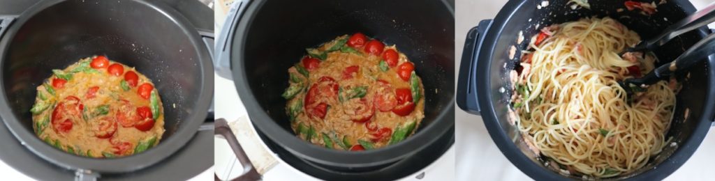 ツナとオクラとミニトマトの冷製ペペロンチーノのレシピ