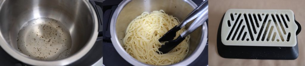 ペコリーノ・ロマーノチーズを使ったパスタカチョエペペのレシピ