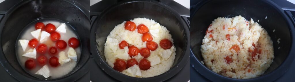 トマトとチーズの炊き込みご飯のレシピ