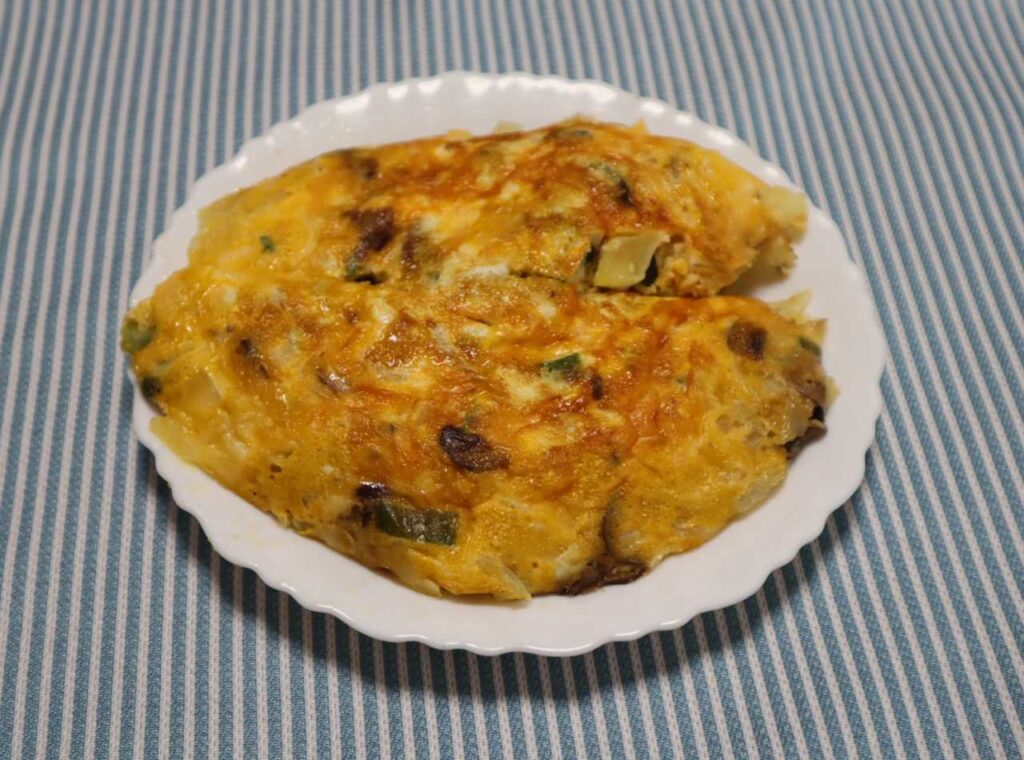 ホットクックで簡単！時短オムレツの出来上がりと味