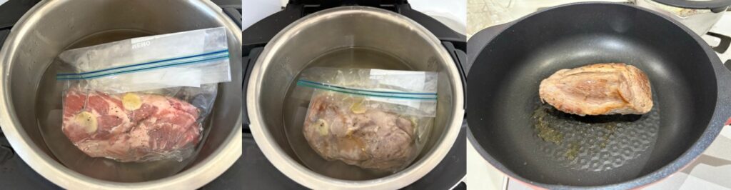 低温調理を使ったた焼き豚の作り方