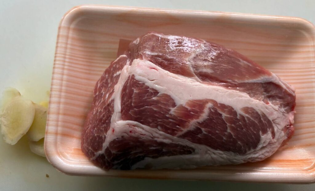 ◾️低温調理を使ったた焼き豚の材料