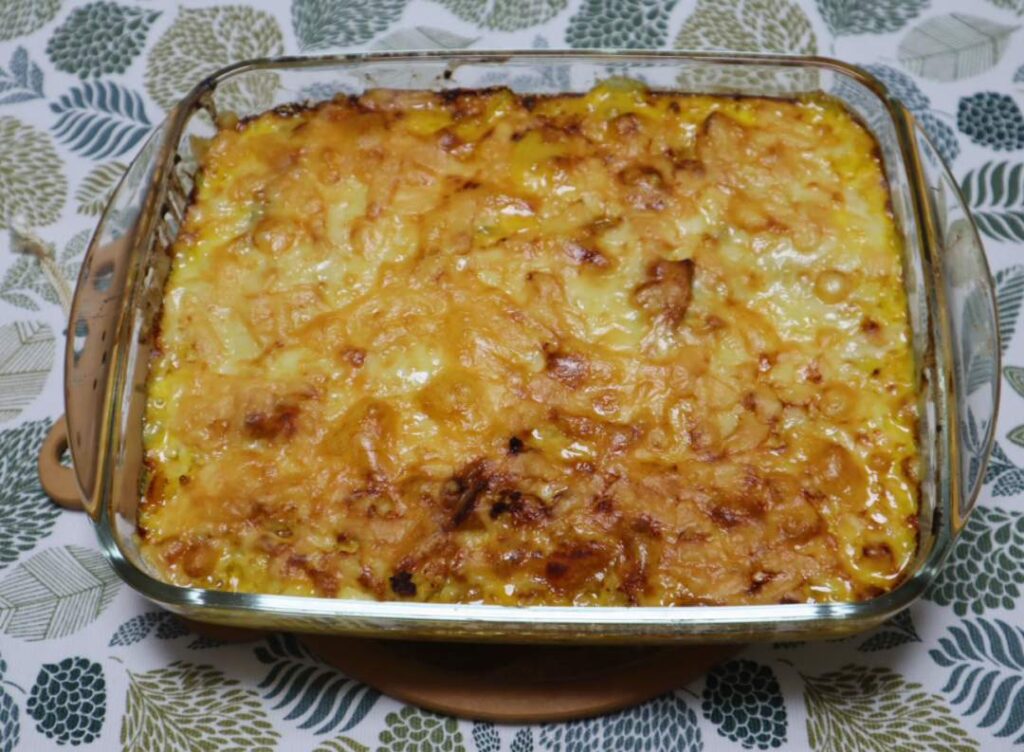 かぼちゃと鶏ひき肉のグラタンの出来上がりと味