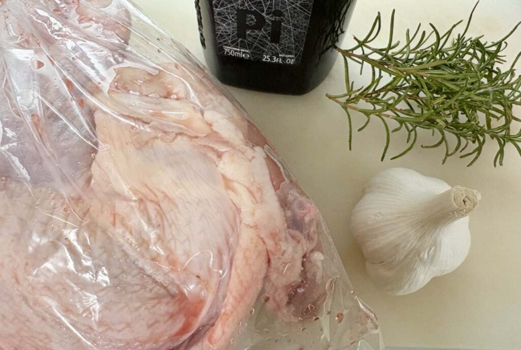 鶏もも肉のコンフィの材料